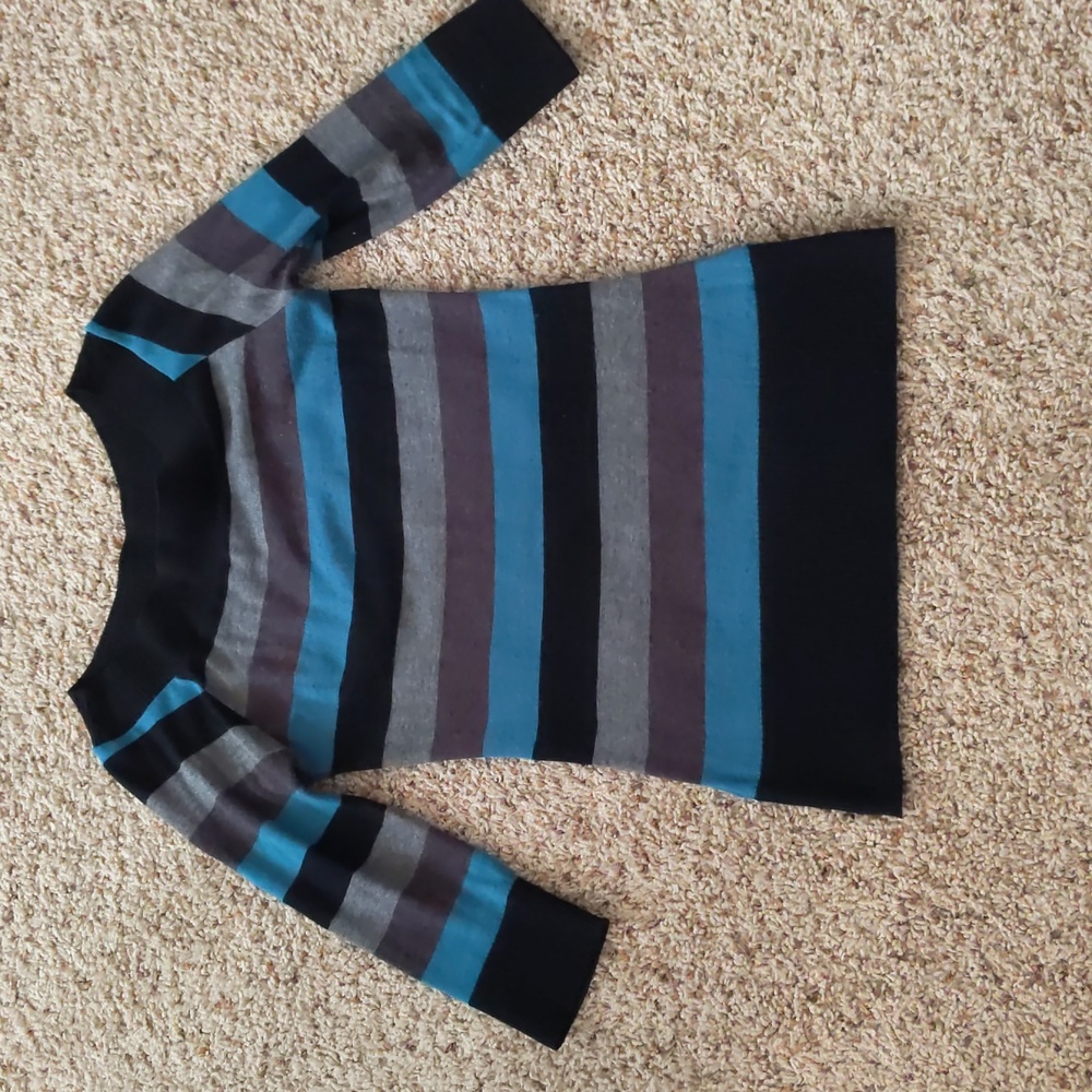 A. Byer juniors medium striped sweater